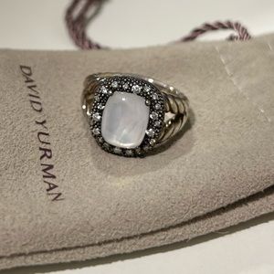 Authentic David Yurman cushion moonlight ring 💍 size 7